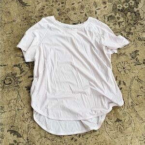 lululemon athletica Pale Pink Short Sleeve Active Tee